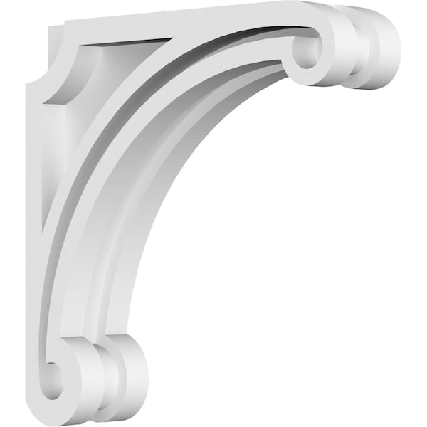 Ekena Millwork Arch Architectural Grade PVC Corbel, 1 7/8"W X 8"D X 8"H CORP01X08X08AH - main